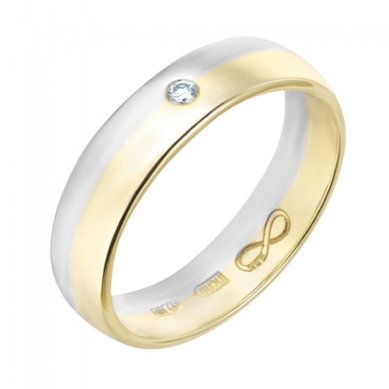 Обручальное кольцо R01-WED-00020-М12699 - Ювелирный бренд Московский ювелирный завод