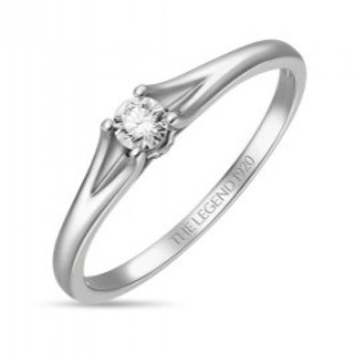 Помолвочное кольцо R01-SL06-015-G2-М12706 - Ювелирный бренд Московский ювелирный завод