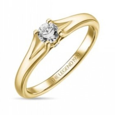 Помолвочное кольцо R01-SL06-020-G2-М12708 - Ювелирный бренд Московский ювелирный завод